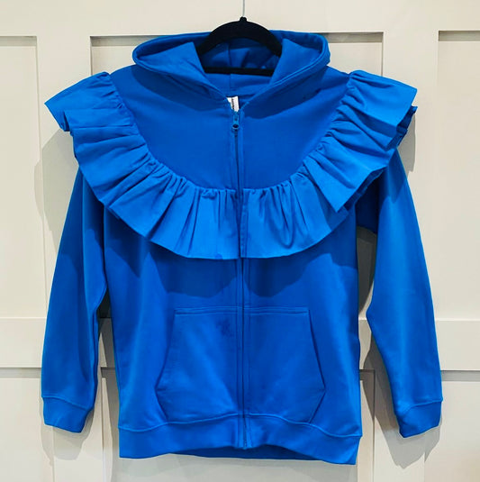 Frilly Zip Up Hoody- Adults